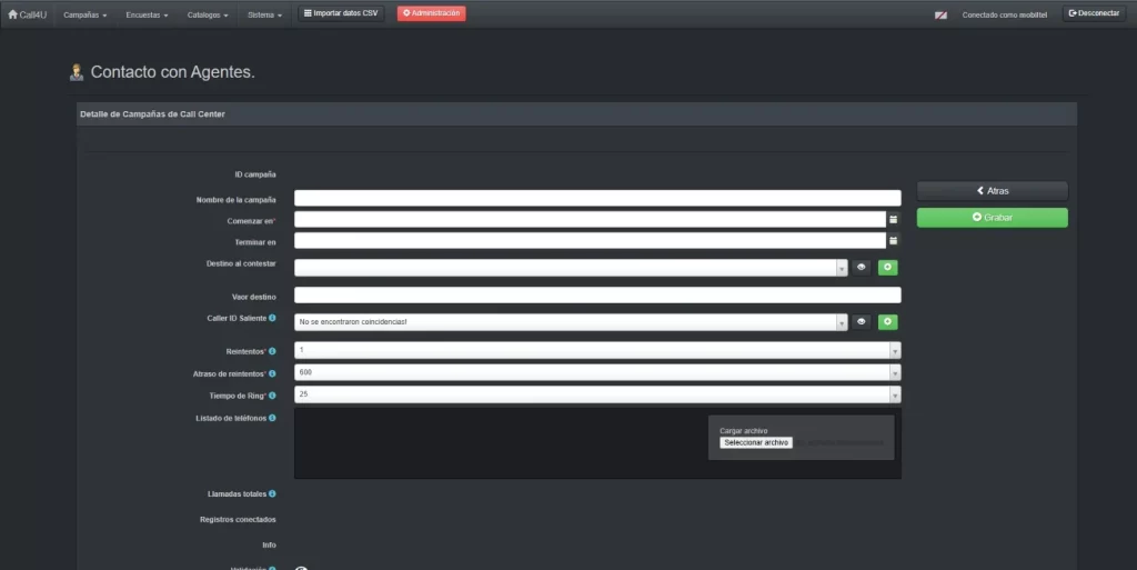 Cloud contact center contacto con agentes
